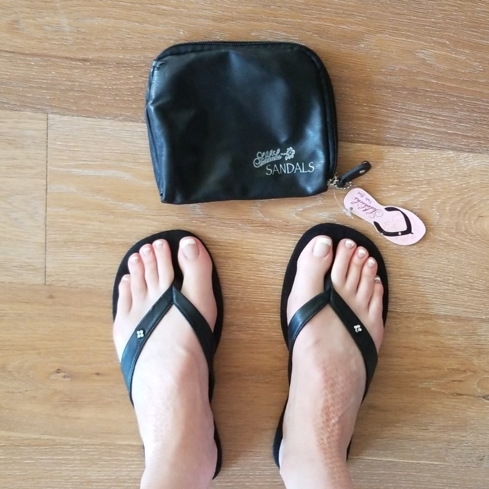 Foldable Sidekick Sandals Black Size L (8.5-9.5)